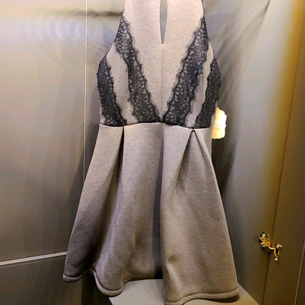Gray Altar'd state sleeveless dress